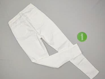 biale szerokie jeansy: Shein, Jeansy damskie, rozmiar S — 3