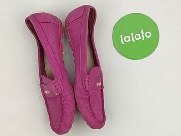 ccc klapki różowe: Carinii, Półbuty damskie, rozmiar 37 — 3