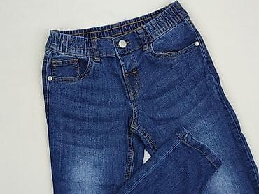 pull and bear jeansy push up: Spodnie jeansowe, Destination, 9 lat, 128/134, stan - Idealny — 1