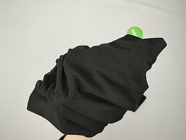 leginsy 78: Czarne spodnie damskie z elastyczną talią - Krój: proste nogawki — 4