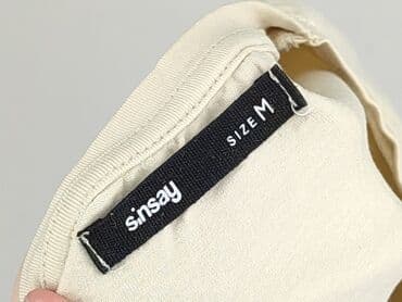 t shirty beżowe: Sinsay, T-shirt damski, rozmiar M — 6