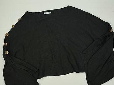 czarna: Ponczo damskie, rozmiar S — 1