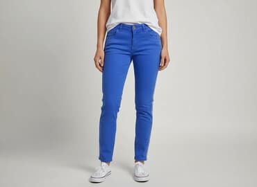 srebrne jeansy: Jeans for women, size L — 1