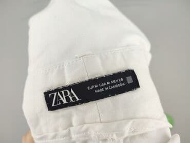 lidl białe spodnie: Zara, Spodnie materiałowe damskie, M — 5