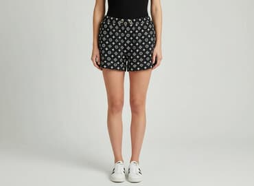 klapki louis vuitton czarne: Szorty damskie, rozmiar One size — 1