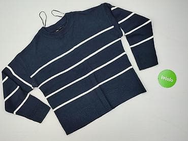 granatowa bluza pull and bear: Sinsay, Sweter damski, rozmiar S — 2