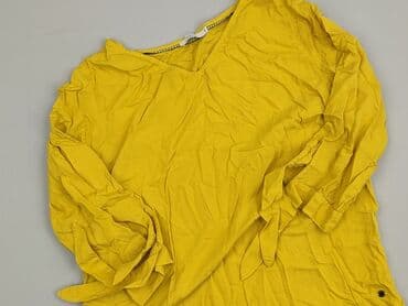 żółte bluzki z krótkim rękawem: Cecil, Bluzka damska, rozmiar S — 1