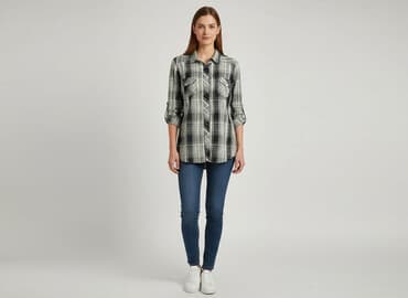 kurtki w krate pepco: Top Secret, Koszula damska, rozmiar M — 7