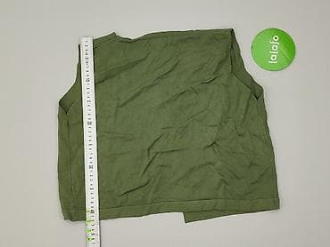 narzutka khaki: Mulaya, Kamizelka damska, rozmiar One size — 4