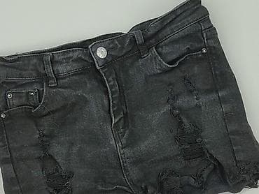 kurtka jeansowa patchwork: Szorty damskie, rozmiar L — 1