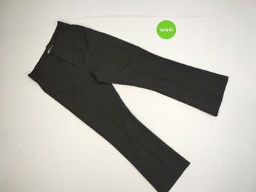 Women: Zara, Material trousers for women, size M (EU 38) — 2