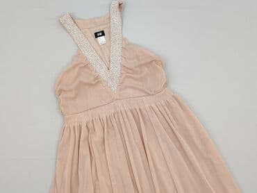 beżowa sukienka h m: H&M, Sukienka damska, rozmiar M — 1