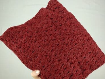 bordowy sweter: Hand Knitted, Sweter damski, rozmiar One size — 4