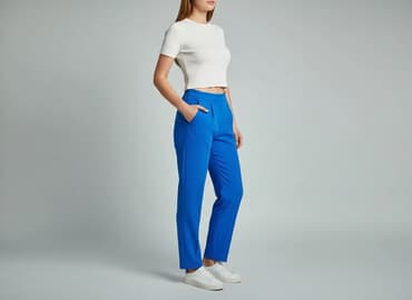 buty damskie stradivarius: Stradivarius, Spodnie materiałowe damskie, rozmiar M — 7