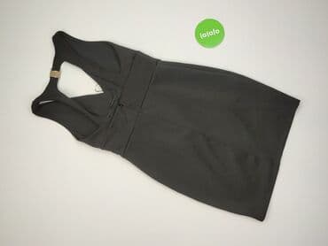 czarna sukienka ze srebrnymi wstawkami: Miss Selfridge, Sukienka damska, L — 2