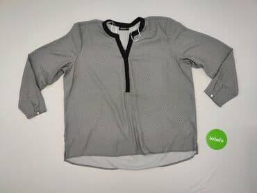 koszula nocna plus size: Janina, Women's blouse, size 4XL (EU 48) — 2