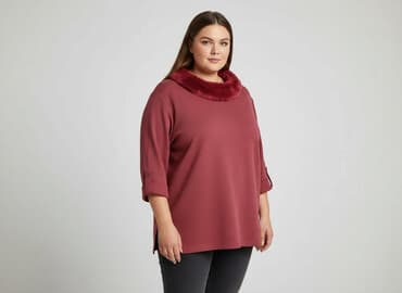 klapki z futerkiem firmowe: Bluzka damska, rozmiar 4XL — 6