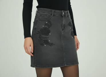 spódniczka jeansowe zara: C&A, Spódnica damska, rozmiar XS — 8