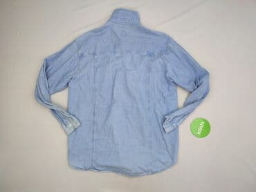 koszula niebieska hm: Denim, Koszula damska, rozmiar L — 3