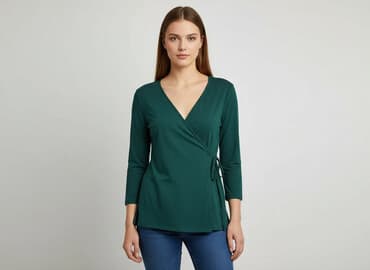 bluzki z odcieciem pod biustem: Janina, Bluzka damska, rozmiar XS — 7