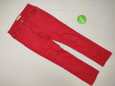 jeansy czerwone damskie: Jeansy damskie, rozmiar M — 2