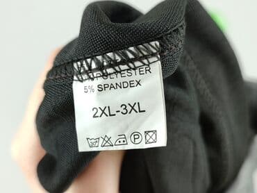 pluszowy kombinezon damski: Spodnie materiałowe damskie, rozmiar 2XL — 4