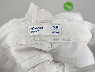 sinsay biale dresy: Jeansy damskie, rozmiar S — 4