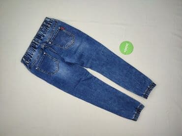 legginsy woskowane wysoki stan: Jeansy damskie, rozmiar M — 3