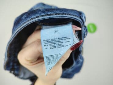 niebieska bluza pull and bear: Jeansy damskie, rozmiar S — 5