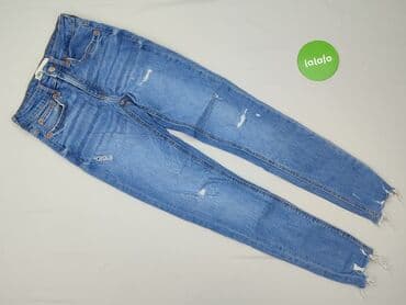 spodnie z poszarpanymi nogawkami zara: Zara, Jeansy damskie, rozmiar XS — 2