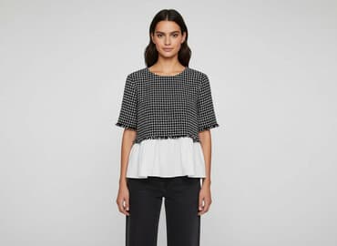 bluzka z tiulem zara: Zara, Bluzka damska, rozmiar M — 1