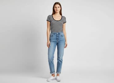 tommy hilfiger t shirt damski granatowy: Gatta, T-shirt damski, rozmiar M — 6