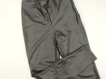 woskowane legginsy z wysokim stanem zara: Leggings Eco-leather for women, size S (EU 36) — 1
