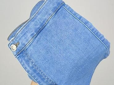 biale trampki ck: Denim, Szorty damskie, rozmiar M — 5