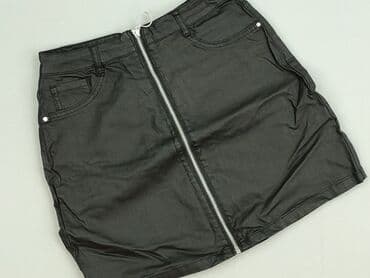 spódnice woskowana czarne: Denim Co, Spódnica damska, rozmiar S — 1