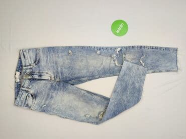 woskowane dżinsy: Bershka, Jeansy damskie, rozmiar XS — 2