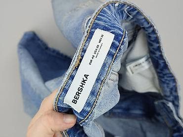 niebieskie: Bershka, Szorty damskie, rozmiar L — 4