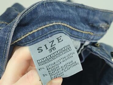 legginsy woskowane push up: Jeansy damskie, rozmiar S — 5