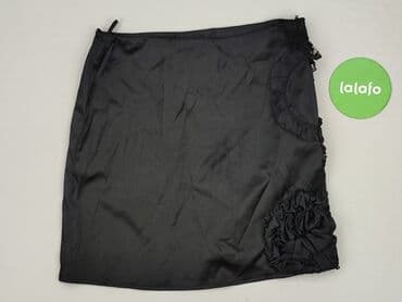 satynowe spódnice z rozcięciem: Women`s skirt, size S — 3