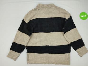 golfy w paski: Sweter for men, size M — 3