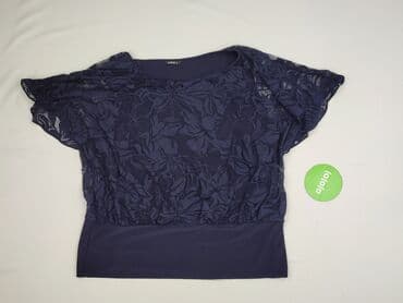 niebieska satynowa sukienka zara: Women's blouse, size XL (EU 42) — 2