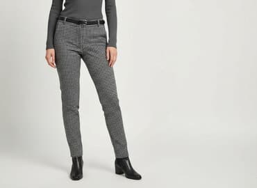 c a spodnie narciarskie: Spodnie materiałowe damskie, rozmiar L — 6