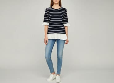 bluzki damskie paski: Orsay, T-shirt damski, rozmiar XS — 8