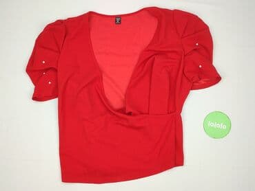 koszulka z dekoltem w serce: Shein Curve, Bluzka damska, rozmiar 3XL — 2