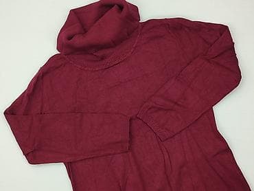 bordowy sweter: Dolce Vita, Golf damski, rozmiar XL — 1