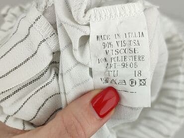Material trousers for women, size S (EU 36) — 4