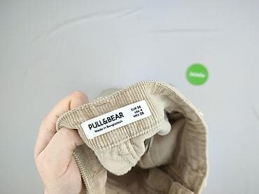teksasy spodnie: PULL&BEAR, Spodnie materiałowe damskie, rozmiar S — 6
