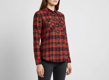 czerwona koszula sinsay: Sinsay, Koszula damska, rozmiar XS — 1