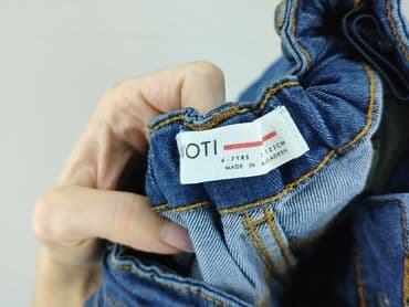 spodnie z ozdobami: Spodnie jeansowe, Minoti, 7 lat, 122, stan - Bardzo dobry — 5