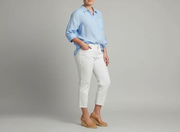 kozaki relaksy prl: MAC, Spodnie 3/4 damskie, XL — 6